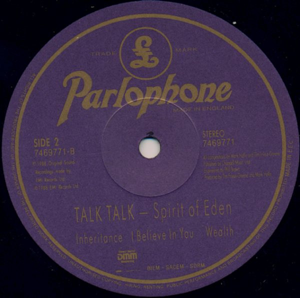 Talk Talk - Spirit Of Eden | Parlophone (064 7 46977 1) - 4 Talk Talk - Spirit Of Eden | Parlophone (064 7 46977 1) - 4