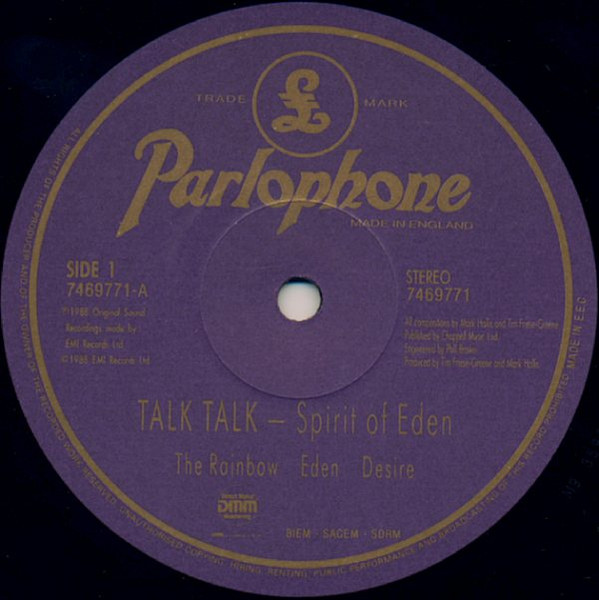Talk Talk - Spirit Of Eden | Parlophone (064 7 46977 1) - 3 Talk Talk - Spirit Of Eden | Parlophone (064 7 46977 1) - 3