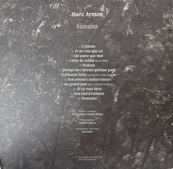 Marc Aymon - Humains | L'Astronaute Productions (none) - 2 Marc Aymon - Humains | L'Astronaute Productions (none) - 2