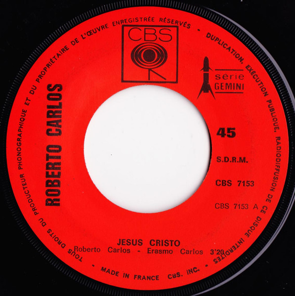 Roberto Carlos - Jesus Cristo / Una Palavra Amiga | CBS (7153) - 3