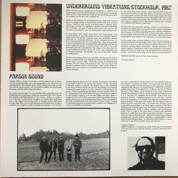 Pärson Sound - Pärson Sound | Subliminal Sounds (SUB-073-LP-3F) - main