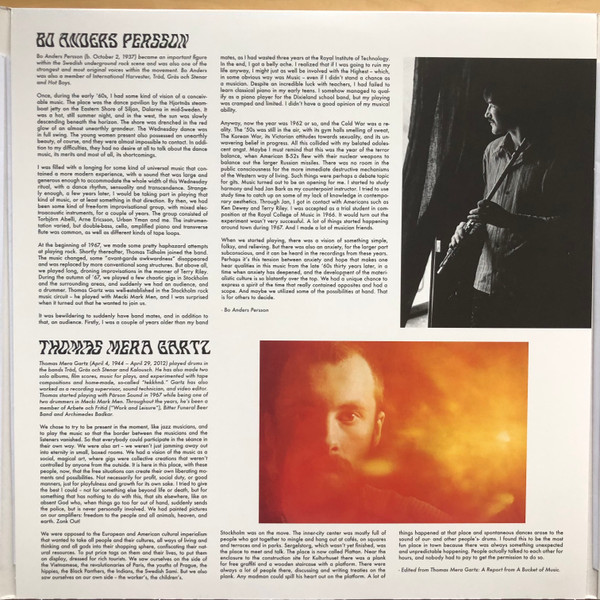 Pärson Sound - Pärson Sound | Subliminal Sounds (SUB-073-LP-3F) - 2