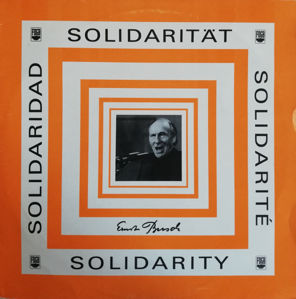 Ernst Busch - Solidarität Solidarité Solidarity Solidaridad | ETERNA (8 15 137) - main