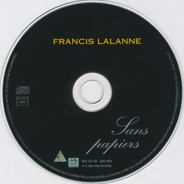 Francis Lalanne - Sans Papiers | WH Records (WH CD 45) - 3