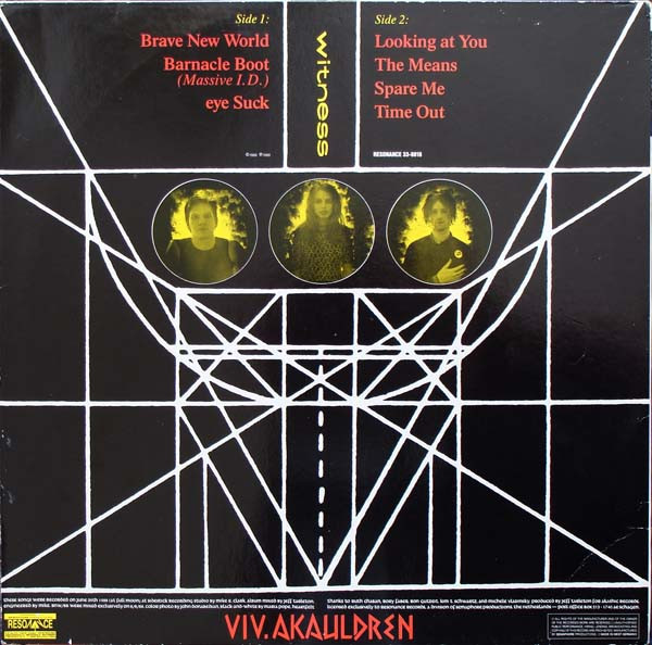Viv Akauldren - Witness | Resonance (RESONANCE 33-8818) - 2 Viv Akauldren - Witness | Resonance (RESONANCE 33-8818) - 2