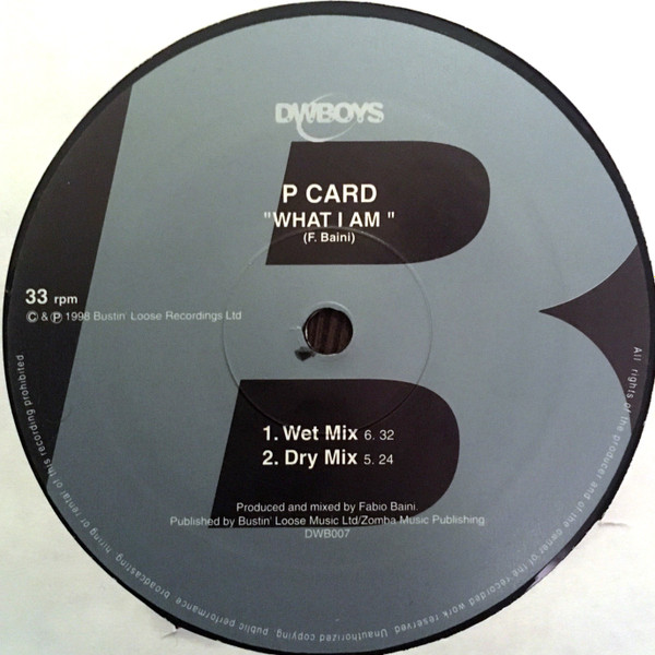 P Card - What I Am | DWBoys (DWB007) - 2