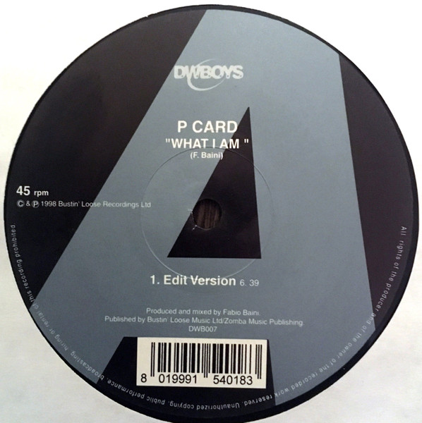 P Card - What I Am | DWBoys (DWB007) - 3