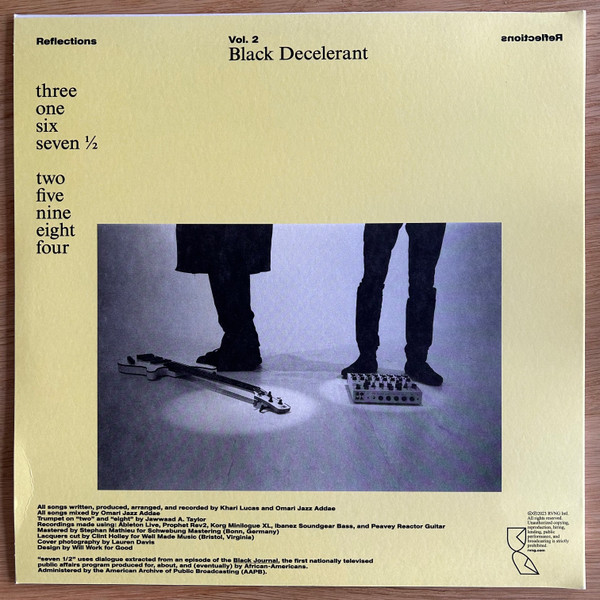 Black Decelerant - Reflections Vol. 2: Black Decelerant | Rvng Intl. (RVNGNL98) - 2 Black Decelerant - Reflections Vol. 2: Black Decelerant | Rvng Intl. (RVNGNL98) - 2