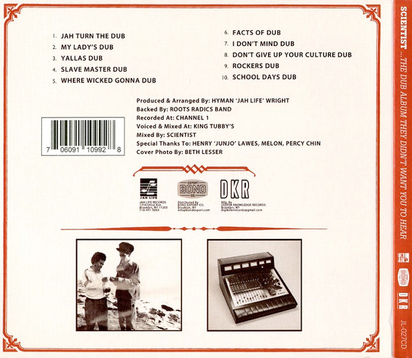 Scientist - ...The Dub Album They Didn't Want You To Hear! (CD) | Jah Life (JL027CD) - 2 Scientist - ...The Dub Album They Didn't Want You To Hear! (CD) | Jah Life (JL027CD) - 2