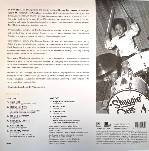 Shuggie Otis - Introducing Shuggie Otis | Music On Vinyl (MOVLP746) - 2