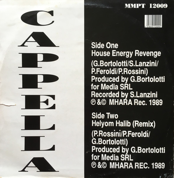 Cappella - House Energy Revenge | Music Man (MMPT 12009) - 2