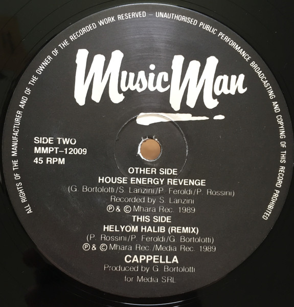 Cappella - House Energy Revenge | Music Man (MMPT 12009) - 4
