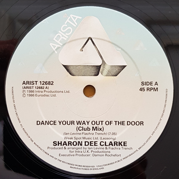 Sharon Dee Clarke - Dance Your Way Out Of The Door | Arista (ARIST 12682) - 3 Sharon Dee Clarke - Dance Your Way Out Of The Door | Arista (ARIST 12682) - 3