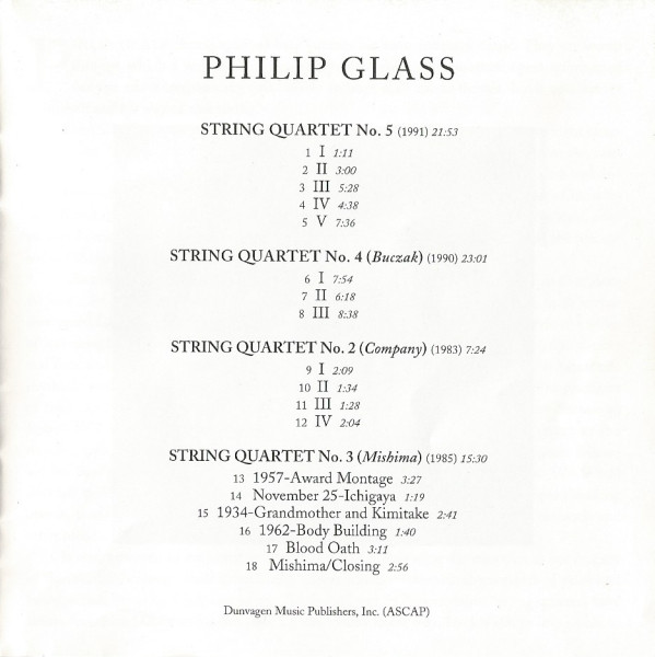 Kronos Quartet Performs Philip Glass - Kronos Quartet Performs Philip Glass | Nonesuch (7559-79356-2) - 4