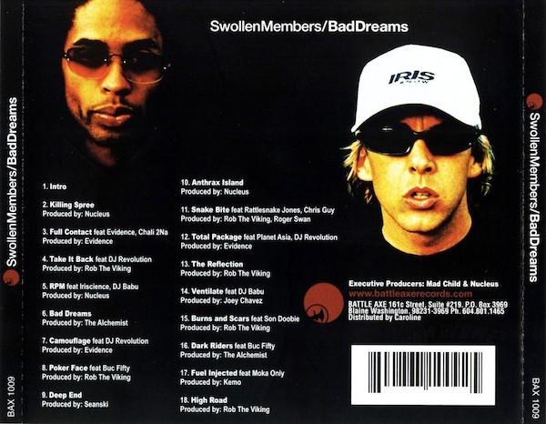 Swollen Members - Bad Dreams | Battle Axe Records (BAX 1009) - 2