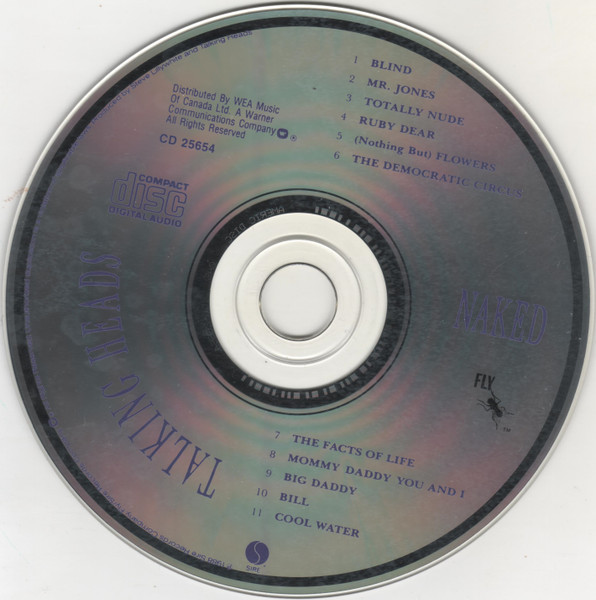 Talking Heads - Naked | Fly (CD 25654) - 3