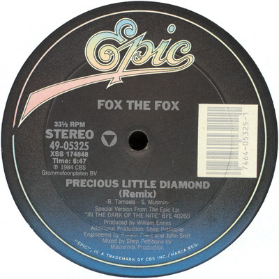 Fox The Fox - Precious Little Diamond (Remix) | Epic (49-05325) - main