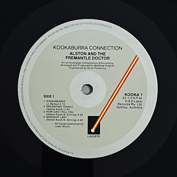 Alston & The Fremantle Doctor - Kookaburra Connection | Laser (KOOKA 1) - 3
