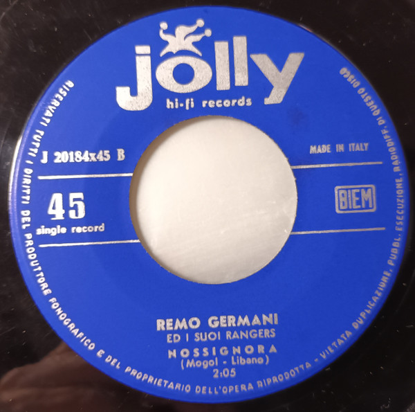 Remo Germani - Baci | Jolly Hi-Fi Records (J 20184x45) - 4