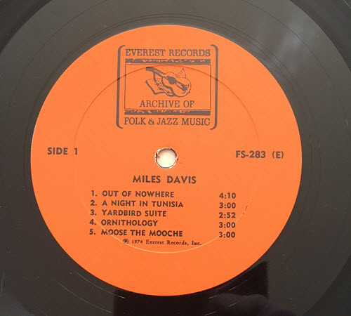 Miles Davis - Miles Davis | Everest Records Archive Of Folk & Jazz Music (FS 283) - 3 Miles Davis - Miles Davis | Everest Records Archive Of Folk & Jazz Music (FS 283) - 3