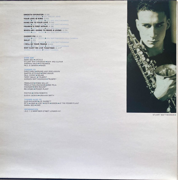 Sade - Diamond Life | Epic (EPC 26044) - 2