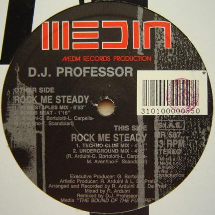 DJ Professor - Rock Me Steady | Media Records (MR 587) - main