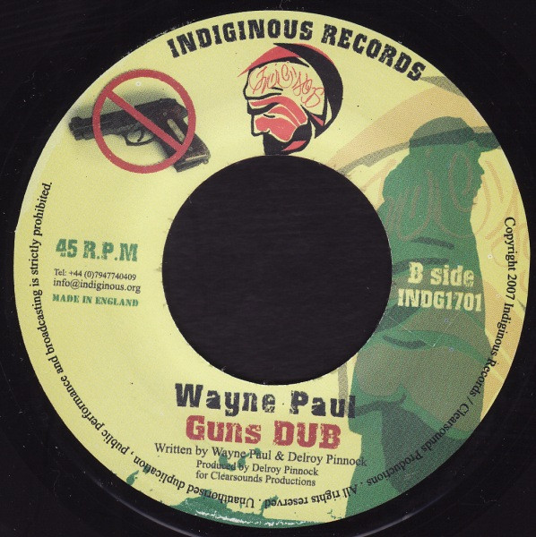 Wayne Paul - Guns Them Down | Indignous Records (INDG1701) - 2