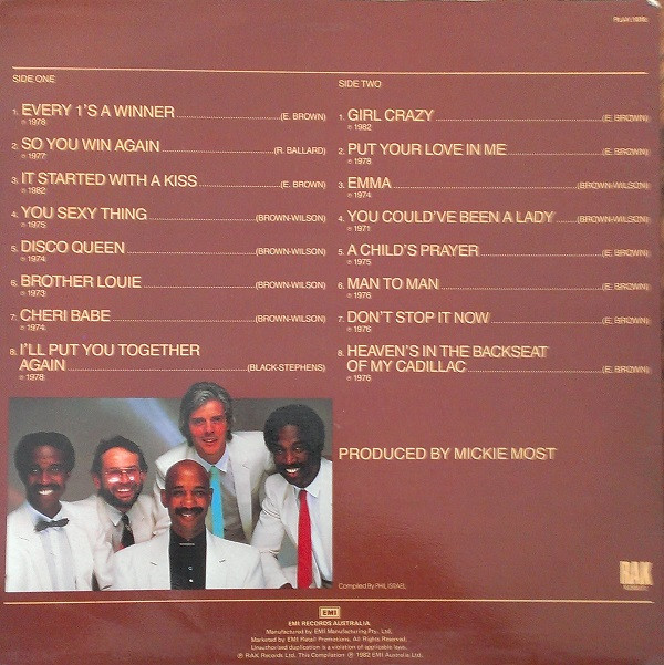 Hot Chocolate - Hot Chocolate's Hottest Hits | RAK (PLAY-1018) - 2 Hot Chocolate - Hot Chocolate's Hottest Hits | RAK (PLAY-1018) - 2