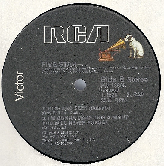 Five Star - Hide And Seek | RCA Victor (PW-13808) - main Five Star - Hide And Seek | RCA Victor (PW-13808) - main