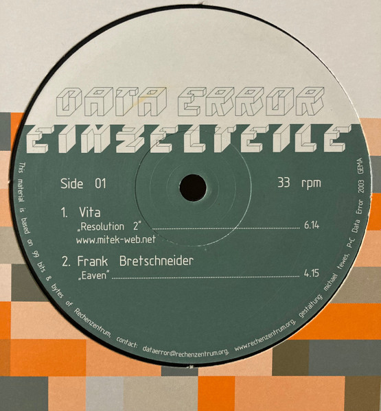 Various - Einzelteile 2 | Data Error (DATA ERROR 02)