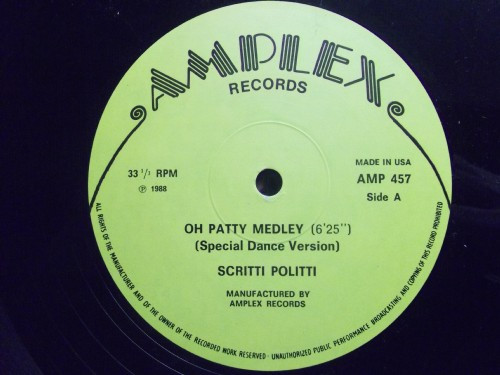 Scritti Politti / Diana Ross - Michael Jackson - Oh Patty Medley (Special Dance Version) / Ease On Down The Road | Amplex Records (AMP 457) - main