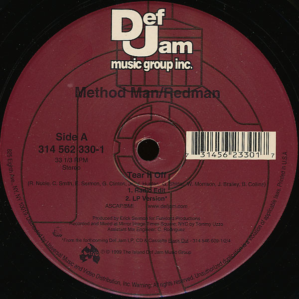 Method Man & Redman - Tear It Off | Def Jam Recordings (314 562 330-1)