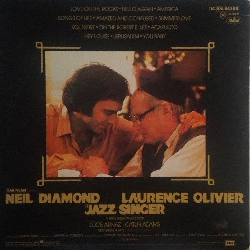 Neil Diamond - The Jazz Singer (Original Songs From The Motion Picture) | Capitol Records (11C 076 86266)