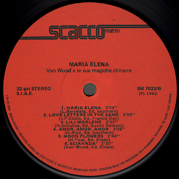 Peter Van Wood - Maria Elena - Peter Van Wood e le sue magiche chitarre | Scacco Matto (SM 7022) - 4 Peter Van Wood - Maria Elena - Peter Van Wood e le sue magiche chitarre | Scacco Matto (SM 7022) - 4