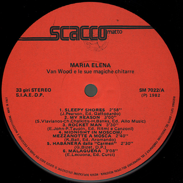 Peter Van Wood - Maria Elena - Peter Van Wood e le sue magiche chitarre | Scacco Matto (SM 7022) - 3 Peter Van Wood - Maria Elena - Peter Van Wood e le sue magiche chitarre | Scacco Matto (SM 7022) - 3