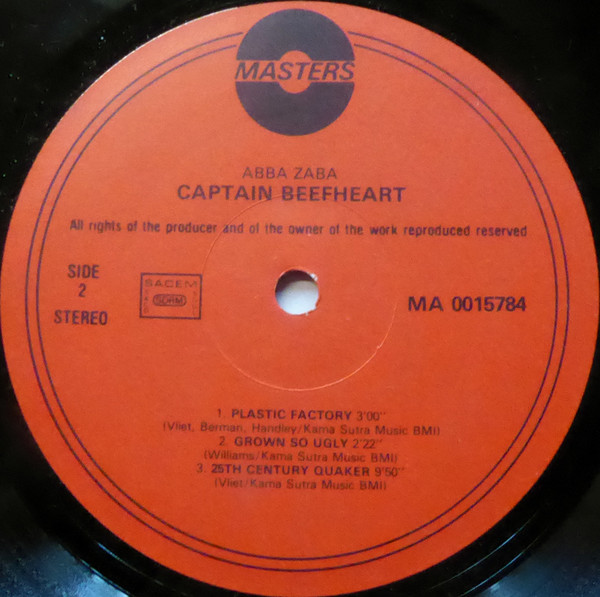 Captain Beefheart - Abba Zaba | Masters (MA 0015784) - 4
