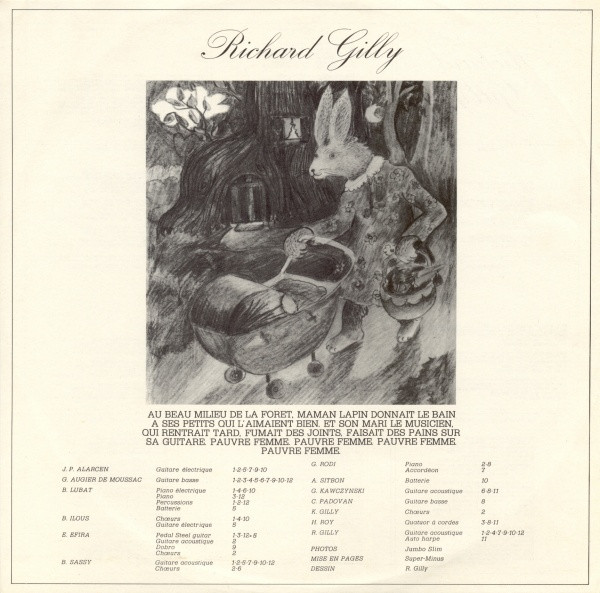Richard Gilly - Les Froides Saisons | Flamophone (2933 102) - 3