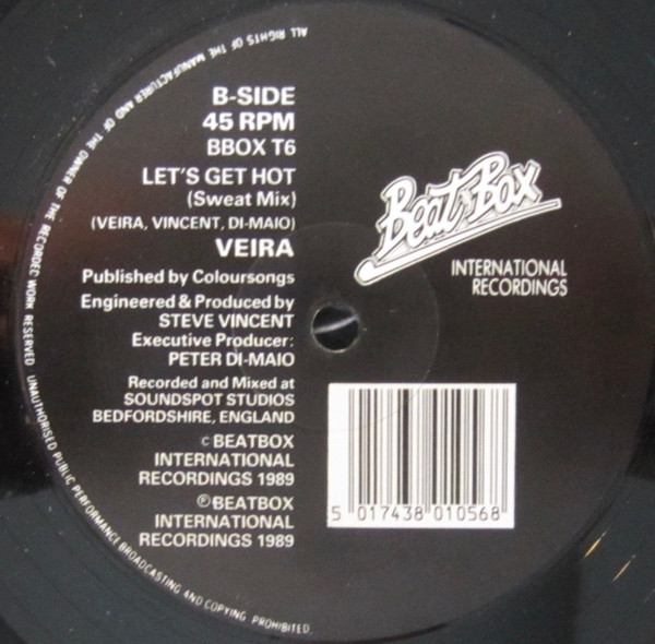 Veira - Let's Get Hot | Beatbox International Recordings (BBOX T6) - 2 Veira - Let's Get Hot | Beatbox International Recordings (BBOX T6) - 2