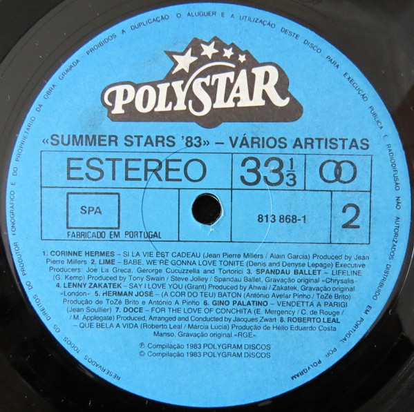Various - Summer Stars "83" | Polystar (813 868-1) - 3