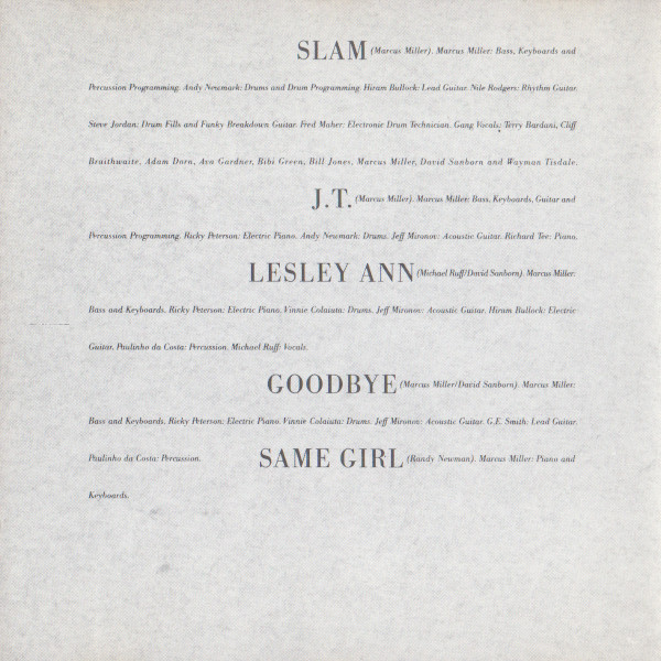David Sanborn - Close-Up | Reprise Records (925 715-2) - 4