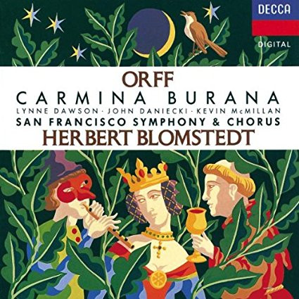 Carl Orff - San Francisco Symphony & San Francisco Symphony Chorus / Herbert Blomstedt - Carmina Burana | Decca (430 509-2) - main
