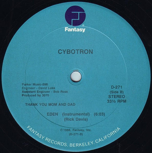 Cybotron - Eden | Fantasy (D-271) - 2