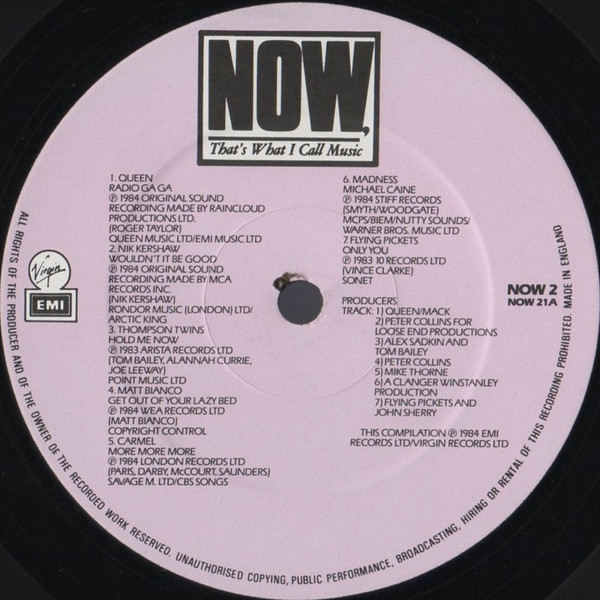 Various - Now That's What I Call Music II | EMI (NOW 2) - 3 Various - Now That's What I Call Music II | EMI (NOW 2) - 3