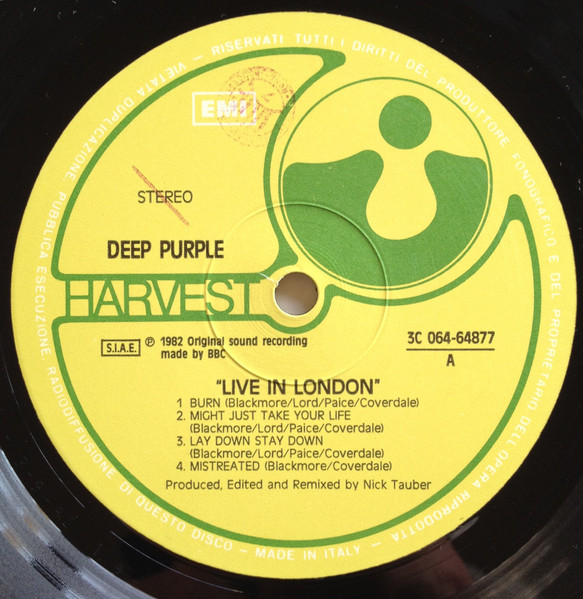 Deep Purple - Live In London | EMI (3C 064-64877) - 4 Deep Purple - Live In London | EMI (3C 064-64877) - 4