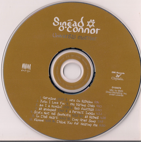 Sinéad O'Connor - Universal Mother | Chrysalis (F2-30549) - 3