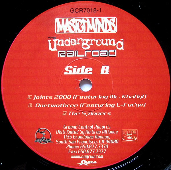 Masterminds - The Underground Railroad | Ground Control Records (GCR7018-1) - 2 Masterminds - The Underground Railroad | Ground Control Records (GCR7018-1) - 2