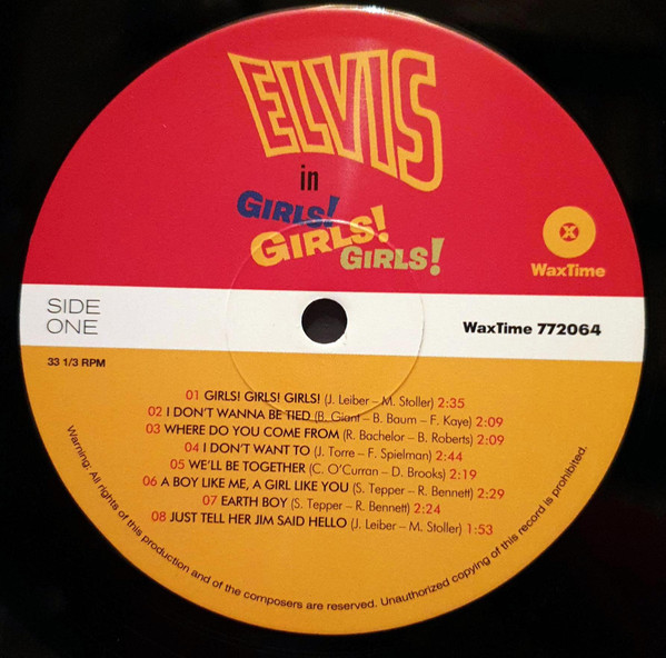 Elvis Presley - Girls! Girls! Girls! | WaxTime (772064) - 3