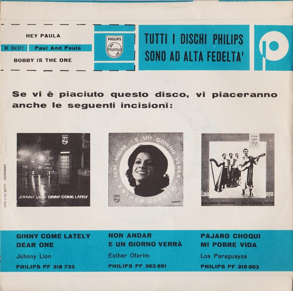 Paul & Paula - Hey Paula | Philips (BF 304 012) - 2