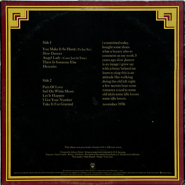 Boz Scaggs - Slow Dancer | Columbia (KC 32760) - 2 Boz Scaggs - Slow Dancer | Columbia (KC 32760) - 2