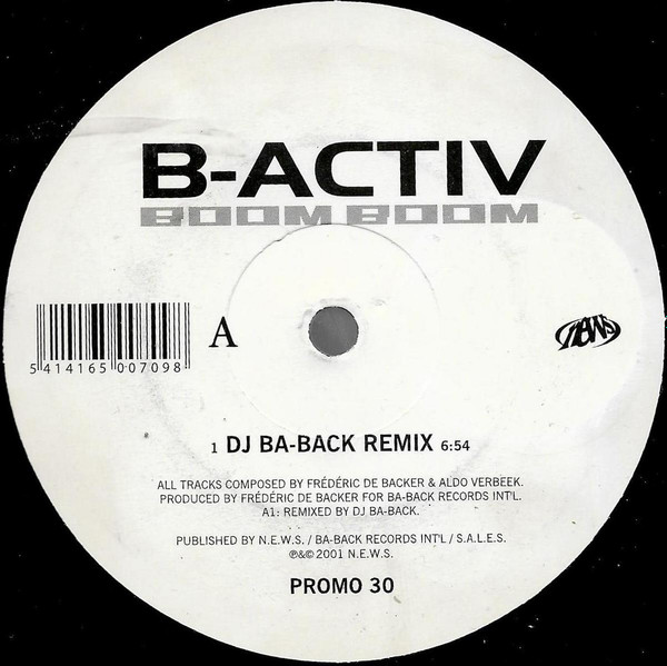 B-Activ - Boom Boom | Promo (PROMO 30) - main